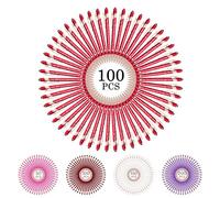 100 Penna Personalizzata con Incisione Nome Logo Penne Personalizzate Penna Touch Regali Ufficio Datore Di Lavoro Sacerdote Testimone Nozze Laurea, Rosso