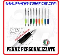 100 PENNE PERSONALIZZATE CON STAMPA LOGO GADGET PROMOZIONALI FG2255