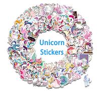 100 per adesivi unicorno, adesivi per unicorno che piacciono a bambini e ragazze, ampiamente utilizzati nella decorazione di skateboard per computer con bottiglie d'acqua