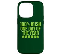 100 Per cento irlandese un giorno dell"anno divertente Custodia per iPhone 14 Pro