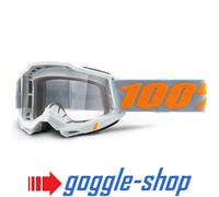 100% Percent ACCURI 2.0 Motocross MX MTB Occhiali - Speedco - Argento Mirror