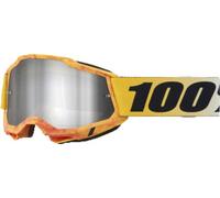 §Maschera Cross 100% Accuri 2 Razza-Specchio Lente Argento§