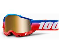 100 Percent Accuri 2 Unity, occhiali a specchio male Blu/Rosso/Fucsia/Bianco Oro A Specchio