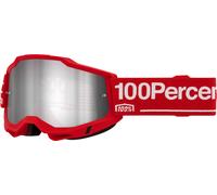 100 Percent Accuri 2 Wolg, occhiali a specchio female Rosso/Bianco Argento A Specchio