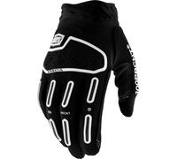 100 Percent Airmatic, guanti M male Nero/Bianco