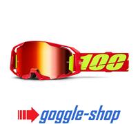 100% Percent ARmatic Occhiali Protettivi Motocross MX MTB - Rosso