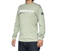 100 Percent Bilto, felpa S male Verde Chiaro/Bianco