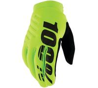 100 Percent Brisker, guanti L male Giallo Fluo/Nero
