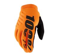 100 Percent Brisker, guanti XL male Arancione/Nero