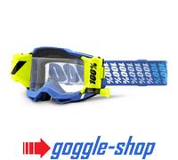 100% Percent Forecast Accuri 2 Roll Off MX Motocross Occhiali Yarger Blu