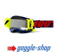 100% Percent Forecast Occhiali Strata 2 Roll Off MX Motocross - Masego Blu