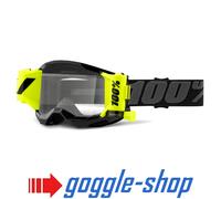 100% Percent Forecast Occhiali Strata 2 Roll Off MX Motocross - Nero