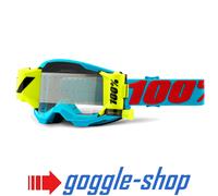 100% Percent Forecast Occhiali Strata 2 Roll Off MX Motocross - Summit Ciano