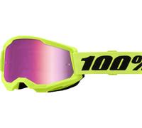 100percent Strata 2 Goggles Verde,Rosa Mirror Pink Lens/CAT3