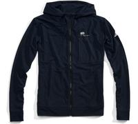 100 Percent Z-Tech Regent Fleece, felpa con zip S male Blu Scuro