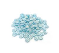 100 perline for timbri di ceralacca con glitter colorati misti Dreamy Aurora(Light Blue)