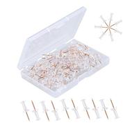 100 Perni push pins, Clear Thumbtacks, Head Thumb Tack, Spille trasparenti riutilizzabili per ufficio, casa, poster, immagine, tavola nera