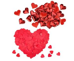 100 Petali Di Spugna A Forma Di Cuore, Coriandoli Da 10 G, Accessori Per La Decorazione Della Tavola Di Nozze, Decorazioni Per Feste, Decorazioni D'Amore