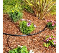 100 pezzi 1/4 "Dripline Connettori spinati per sistemi di irrigazione con grande diametro interno e struttura in plastica per un uso prolungato