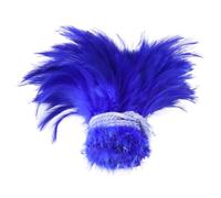 100 pezzi/1 lotto di piume di gallo naturali decorazioni fai da te accessori da cucito 10-6 pollici piume di fagiano per artigianato blu reale