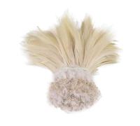 100 pezzi/1 lotto di piume di gallo naturali decorazioni fai da te accessori per cucito 10-6 pollici piume di fagiano per artigianato marrone grigio