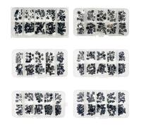 100 pezzi 10 modelli 6 * 6 interruttore tattile interruttore a pulsante tattile kit altezza: 4,3~13 mm DIP/SMD 2 pin/4 pin interruttore a chiave 6x6x5 mm(6x6 Horizontal Brack)
