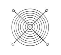 100 Pezzi 120mm 12cm CPU Ventola for Computer Griglia in Ferro Nero Copertura Griglia in Metallo Protezione for le Dita for Ventola di Raffreddamento 120x120mm