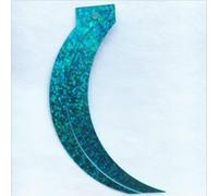 100 pezzi 17 * 85mm falce a forma di coda di gatto Reahook paillettes sciolte Paillettes cucito artigianato matrimonio 13 colori disponibili coriandoli-azzurro-17x85mm