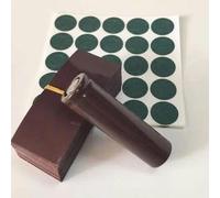 100 pezzi 18650 batteria al litio tubo termorestringente tubi in PVC manicotti in pellicola guaina isolante con 100 pezzi guarnizione carta orzo-marrone
