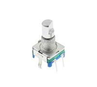 100 pezzi 20 posizioni encoder rotativo a 360 gradi EC11 pulsante 5 pin maniglia lunga 15/20 mm con interruttore a pulsante integrato(20mm Full axis)