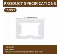 (100 pezzi) 200/100 pezzi/set di prese di corrente allentate per fissare la spina, previene problemi