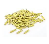 100 pezzi 20A Car Continental Torpedo Safe Fuse Yellow Gold Tone
