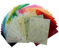 100 pezzi 22.9 x 30.5 cm gelso fai da te scrapbook wedding misti artificiali a mano Paper piecing scrapbook wedding bianco e altri colori Confezione di carta gelso artigianale per creare album