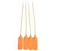 100 pezzi 30 cm fascette in plastica usa e getta fascette autobloccanti valigia scarpe borsa etichetta etichetta riutilizzabile durevole per la logistica viaggi al dettaglio (Arancia)