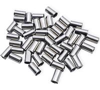 100 pezzi 5 mm alloggiamento per cavi freno per bicicletta, tappi per freni, alloggiamento per cavi, manicotti terminali forte resistenza alla pressione, alluminio
