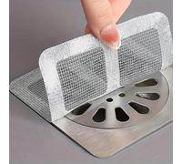100 pezzi/50 pezzi/10 pezzi Filtri cattura capelli per bagno, coperchi per scarichi di lavandini da cucina e bagni, tappo per scarico antintasamento e antizanzare con adesivo 50 pz.,30 pezzi con rasch