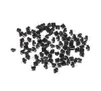 100 pezzi, 6 x 6 x 5 mm, 2 poli, micro moment, interruttore tattile, interruttore a pulsante on/off, impermeabile, controllo LED a breve termine, maniglia a leva, start stop, tattile