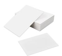 100 Pezzi A6 Cartoline Bianche, Carte Bianche Cartoncini Vuote, Carta di Messaggio Vuoto, Cartoncino di Carta per Cartolina Vuota, Cartoncino Bianco per Disegnare Scrivere Stampare Cartoline