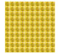 100 pezzi acrilico totale stazione riflettore bersagli per progetti di ingegneria tra cui l'ispezione di ponti, ingegneria metropolitana e costruzione di edifici (20 x 20 mm)