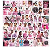 100 Pezzi Adesivi Messi Set di Adesivi Giocatore di Calcio Simpatici Adesivi Decorativi da Calcio per Borse da Festa di Compleanno per Bambini Borse da Festa di Calcio per Laptop Bottiglia d'Acqua