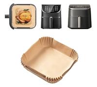 100 pezzi Airfryer carta da forno accessori per friggitrice ad aria calda COSORI 5,5L 6L Turboblaze Airfryer XXL, Cosori friggitrice ad aria calda, carta da forno per NINJA COSORI CAF-DC601-KEU Cp158