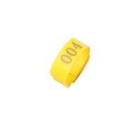 100 pezzi, anelli regolabili per cosce di pollo con numeri da 2 a 2,4, adatti per identificare animali da fattoria come anatre e oche.,Giallo,Misura regolabile (2-2,4 cm)