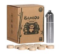 100 Pezzi Asciugamani Compressi Monouso 22 * 20 cm Asciugamano usa e getta Anallergiche e Biodegradabili Bambù Accessori Viaggio Utili Magico in Tessuto Morbido(Beige,N,B)