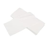 100 pezzi Asciugamani monouso per capelli, ad alto assorbimento d'acqua, con texture a perla, in morbida polpa di legno e cotone, ideali per pediluvi in hotel, colore bianco.
