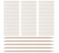 100 Pezzi Bastoncini d Arancio per Cuticole, Doppia Punta | Manicure e Decorazione Unghie, Pulizia del Solco, Rimozione Punte, Colore Kaki