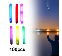 100 Pezzi Bastoncini Luminosi da Pesca Bastoncini Luminosi per Canne da