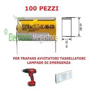 100 PEZZI BATTERIA RICARICABILE NI-CD SC 1,2V 2000mAh 22x42mm A SALDARE 30/307