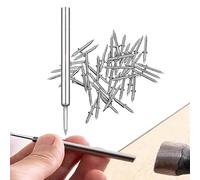 100 Pezzi Battiscopa A Doppia Testa Filo Chiodo Senza Cuciture, Chiodi a Doppia Testa, Viti di Sicurezza Invisibili con Manicotto specifico per Chiodi per la Manutenzione Domestica All'aperto