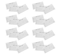 100 Pezzi Biglietti Piccoli per Estrazione e Registrazione, Carta Bianca | Modulo Vuoto da Compilare, Formato 3, 5x2 Pollici, Confezione, per Eventi Vari