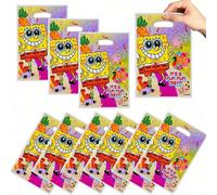 100 Pezzi Borse Regalo a Tema - Borse della Spesa con Personaggi dei Cartoni Animati, Borse Perlate per Feste di Compleanno, Borse per Caramelle a Tema Buon Compleanno, Borse Souvenir in Plastica Fume